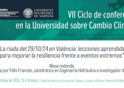 VII Ciclo de conferencias en la Universidad sobre Cambio Climático