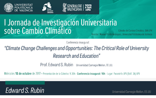 I Jornada d’Investigació Universitària sobre el Canvi Climàtic